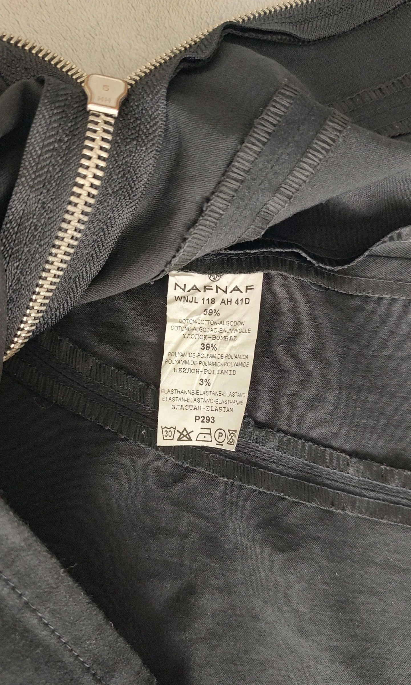 Falda recta elegante con cierre - Talla 36/S - Naf Naf – photo 7